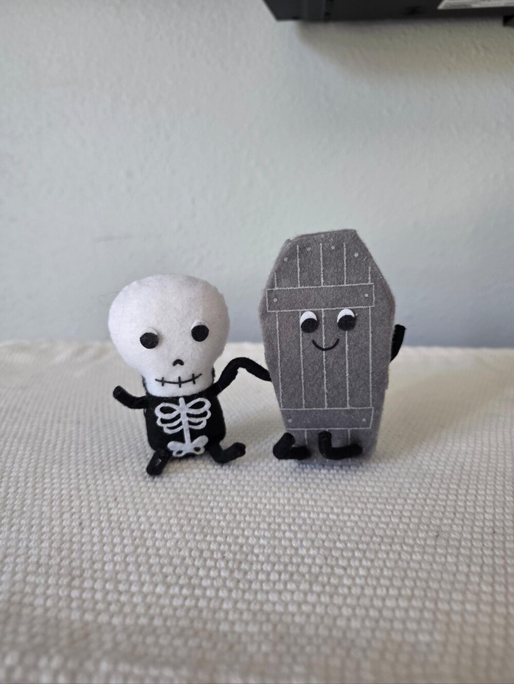 Halloween Skeleton and Coffin